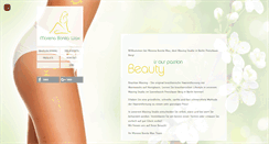 Desktop Screenshot of morena-bonita-wax.de
